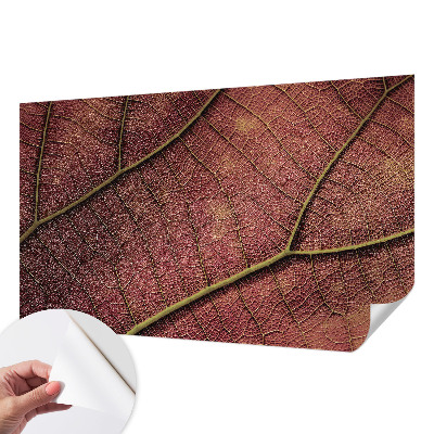 Fotomural decorativo para cabecero de cama Textura foliar