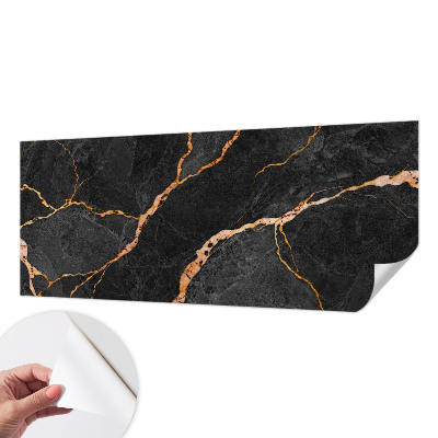 Papel mural con patrón decorativo con vetas de mármol