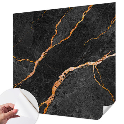 Papel mural con patrón decorativo vetas de mármol