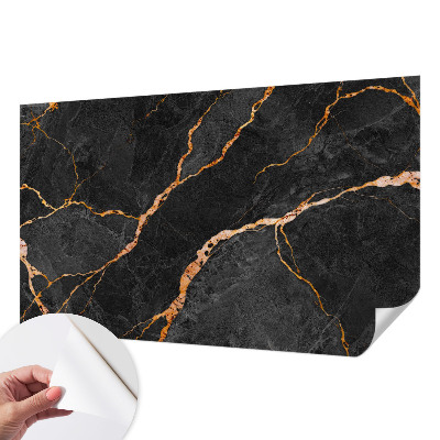 Papel mural con patrón decorativo con vetas de mármol