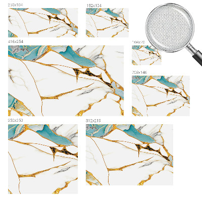 Mural de pared con estampado hermoso La elegancia del mármol