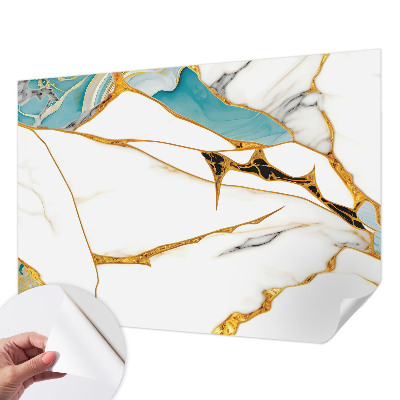 Mural de pared con estampado hermoso La elegancia del mármol