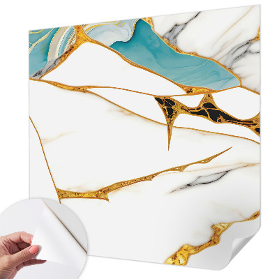 Mural de pared con estampado hermoso La elegancia del mármol