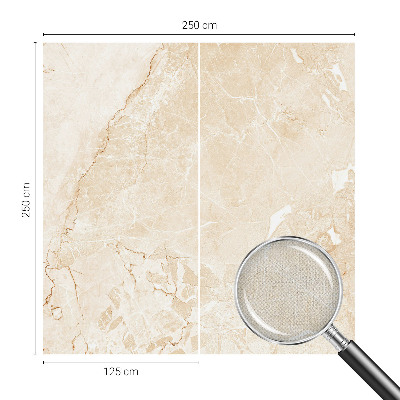 Papel mural con patrón decorativo con acabado de piedra natural