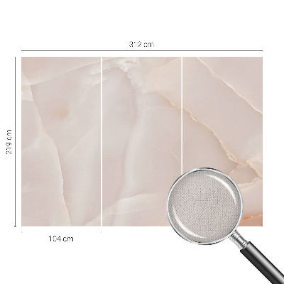 Fotomural decorativo para cabecero de cama con diseño de mármol rosa