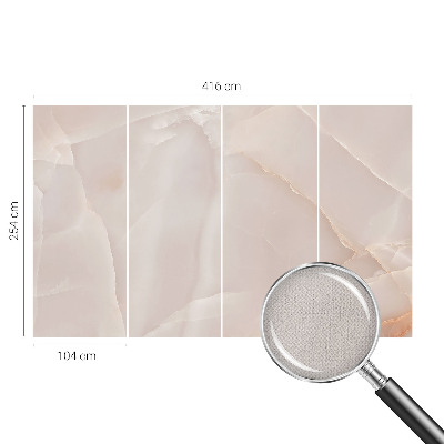 Fotomural decorativo para cabecero de cama con diseño de mármol rosa