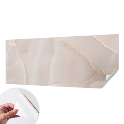 Fotomural decorativo para cabecero de cama con diseño de mármol rosa