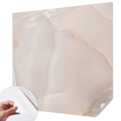 Fotomural decorativo para cabecero de cama con diseño de mármol rosa