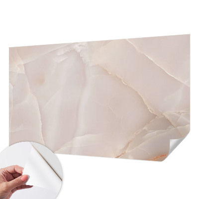 Fotomural decorativo para cabecero de cama con diseño de mármol rosa