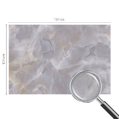 Fotomural decorativo para cabecero de cama Ondas de mármol