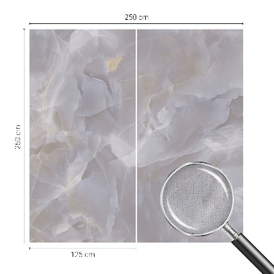 Fotomural decorativo para cabecero de cama Ondas de mármol