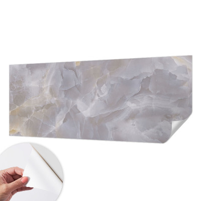 Fotomural decorativo para cabecero de cama con diseño de ondas de mármol