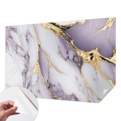 Fotomural decorativo para cabecero de cama con diseño de mármol abstracto
