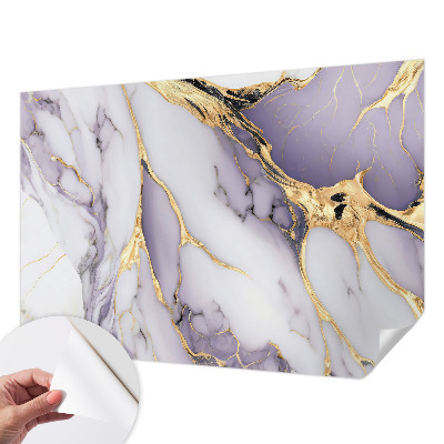 Fotomural decorativo para cabecero de cama con diseño de mármol abstracto