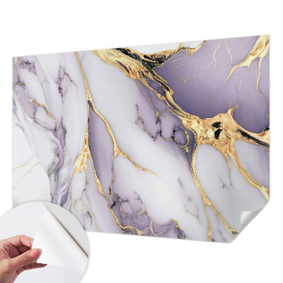 Fotomural decorativo para cabecero de cama con diseño de mármol abstracto