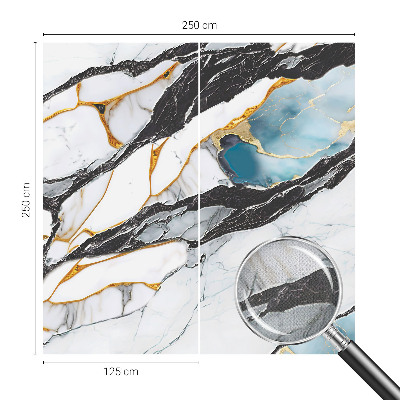 Papel mural con patrón decorativo Mármol elegante
