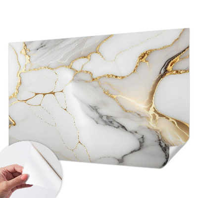 Papel mural con patrón decorativo con un diseño de mármol elegante