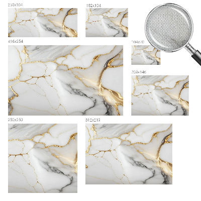 Papel mural con patrón decorativo Elegancia del mármol