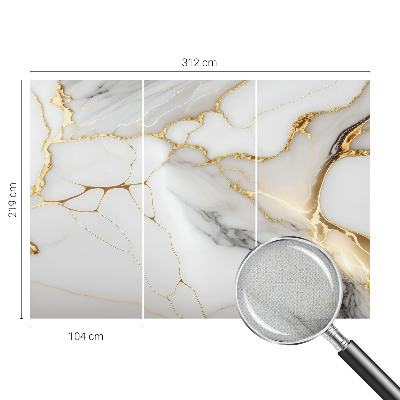 Papel mural con patrón decorativo con un diseño de mármol elegante