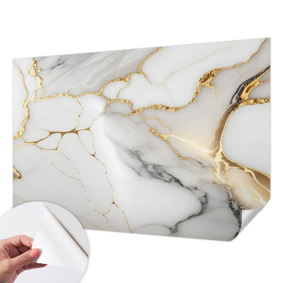 Papel mural con patrón decorativo con un diseño de mármol elegante