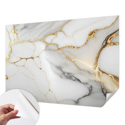 Papel mural con patrón decorativo con un diseño de mármol elegante