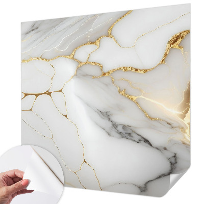 Papel mural con patrón decorativo con un diseño de mármol elegante