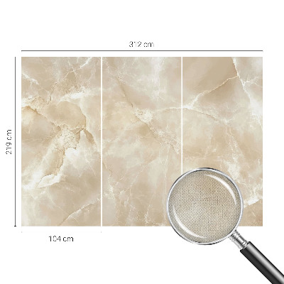 Fotomural decorativo para cabecero de cama Piedra natural