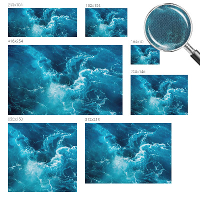 Papel mural texturado decorativo Remolinos marinos