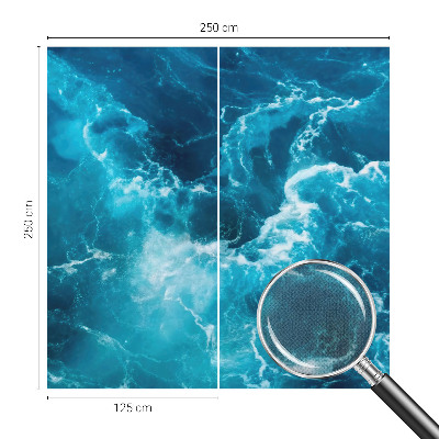 Papel mural texturado decorativo Remolinos marinos