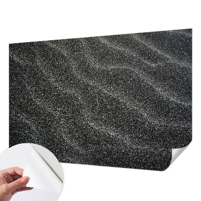 Papel mural con patrón decorativo con motivo de olas de arena
