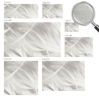 Papel mural texturado decorativo Plumas sutiles