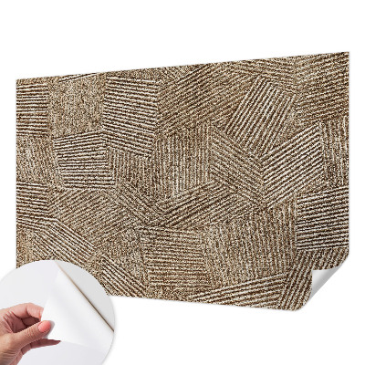 Papel mural con patrón decorativo con líneas estructurales