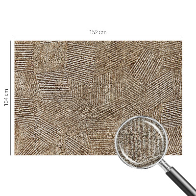 Papel mural con patrón decorativo Líneas estructurales