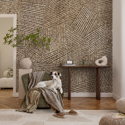 Papel mural con patrón decorativo Líneas estructurales