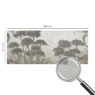 Papel mural texturado decorativo Selva tropical