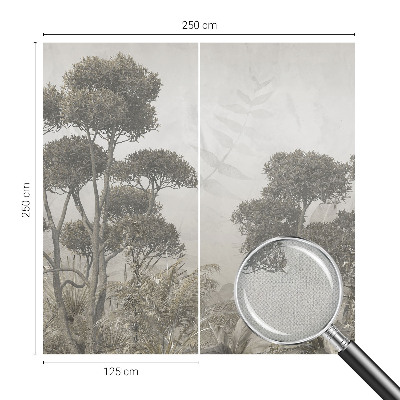 Papel mural texturado decorativo Selva tropical