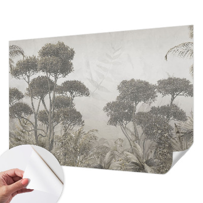 Papel mural texturado decorativo Selva tropical