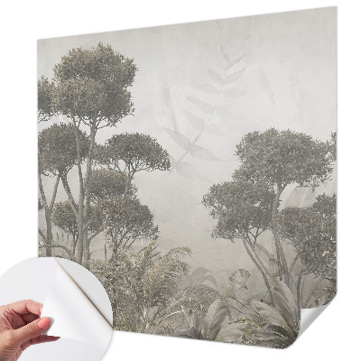 Papel mural texturado decorativo Selva tropical