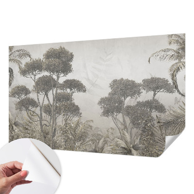 Papel mural texturado decorativo Selva tropical