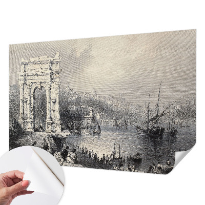Papel mural texturado decorativo diseño 'Marina' para interiores