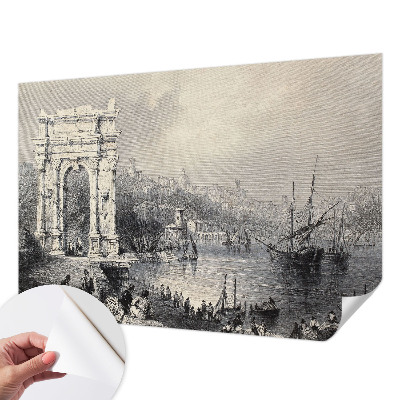 Papel mural texturado decorativo Marina