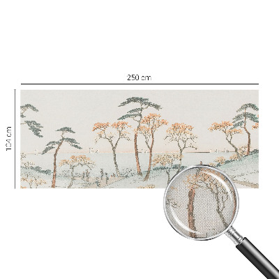 Papel mural con patrón decorativo Paisaje tranquilo