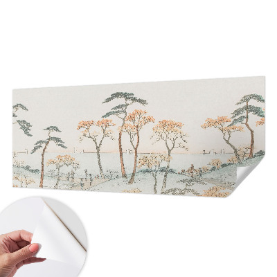 Papel mural con patrón decorativo Paisaje tranquilo