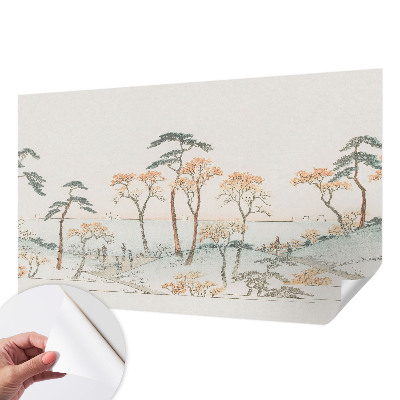 Papel mural con patrón decorativo Paisaje tranquilo