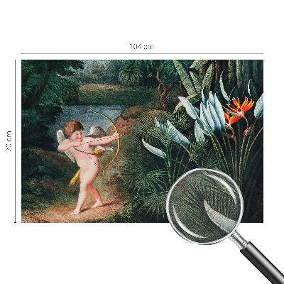 Fotomural decorativo para cabecero de cama Cupido adorable