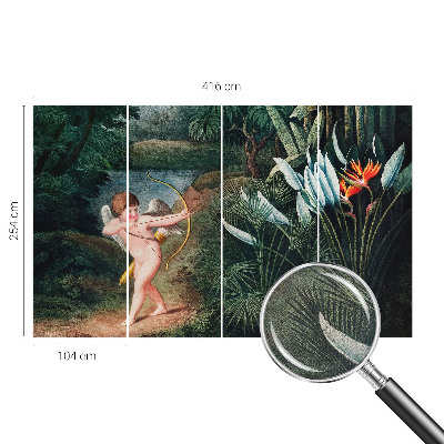 Fotomural decorativo para cabecero de cama Cupido adorable