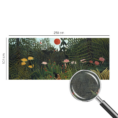 Fotomural decorativo para cabecero de cama con un paisaje exótico
