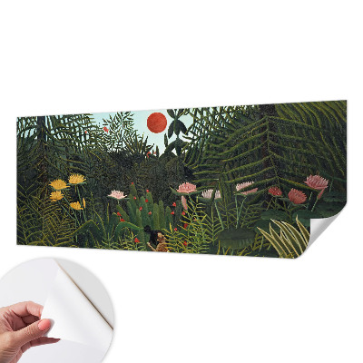 Fotomural decorativo para cabecero de cama con un paisaje exótico