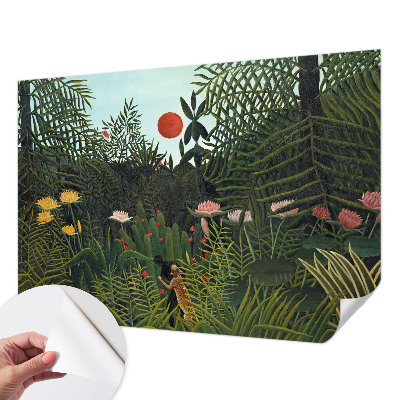 Fotomural decorativo para cabecero de cama con un paisaje exótico