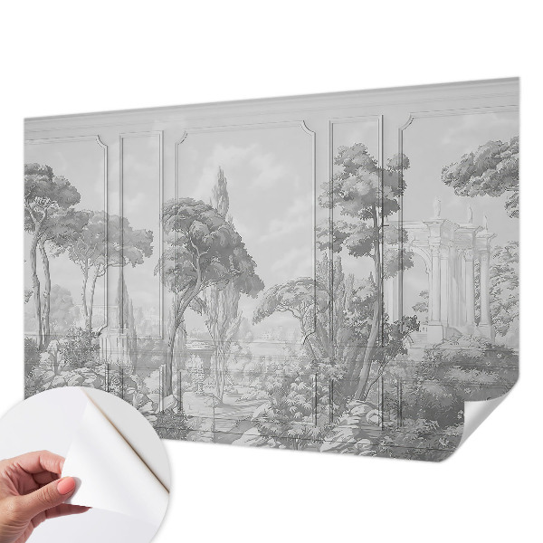 Papel mural con patrón decorativo con motivo de naturaleza atmosférica